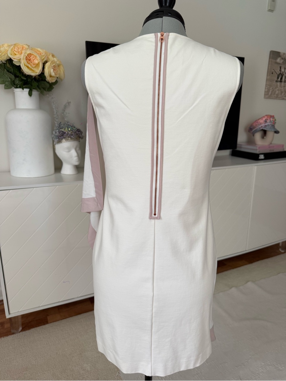 Ted Baker Tunic Bolty Asymmetrical Draped Dress 0 - Picture 7 of 14